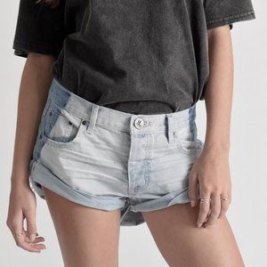 NWT One Teaspoon Brando Bandit Denim Shorts